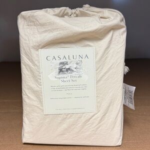 Casaluna Supima Percale Sheet Set- Full